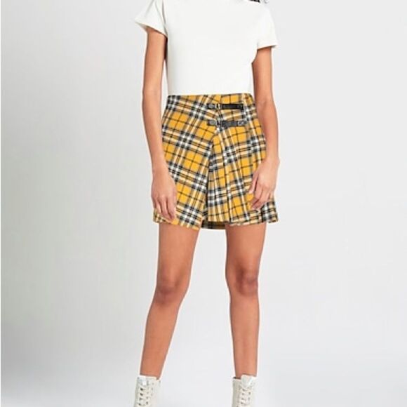Maje Joris Plaid Mini Skirt - Picture 3 of 9